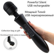 Load image into Gallery viewer, New Powerful G Spot Oral Clit Magic Wand AV Massager