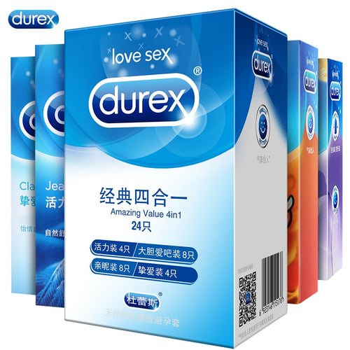 Durex 24Pcs/Pack 4in1 Ultra Thin