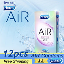 Load image into Gallery viewer, Durex 12Pcs AiR Extralube Condoms