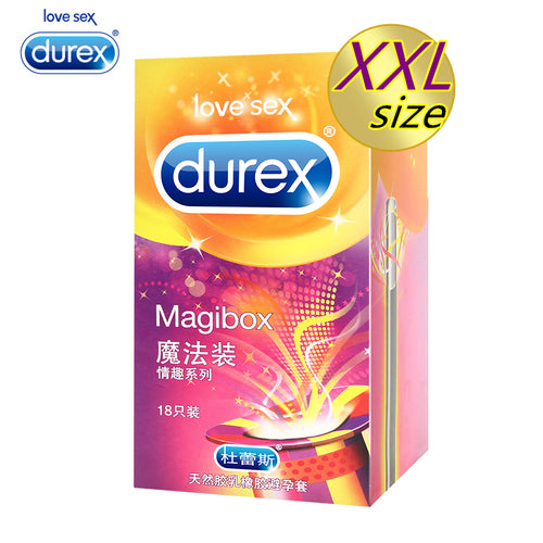 Genuine Durex Large Size 56mm Condoms for Men 18 Pcs