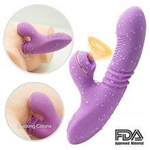 Load image into Gallery viewer, 2 In 1 Vibrators for Women Point G Clitoris